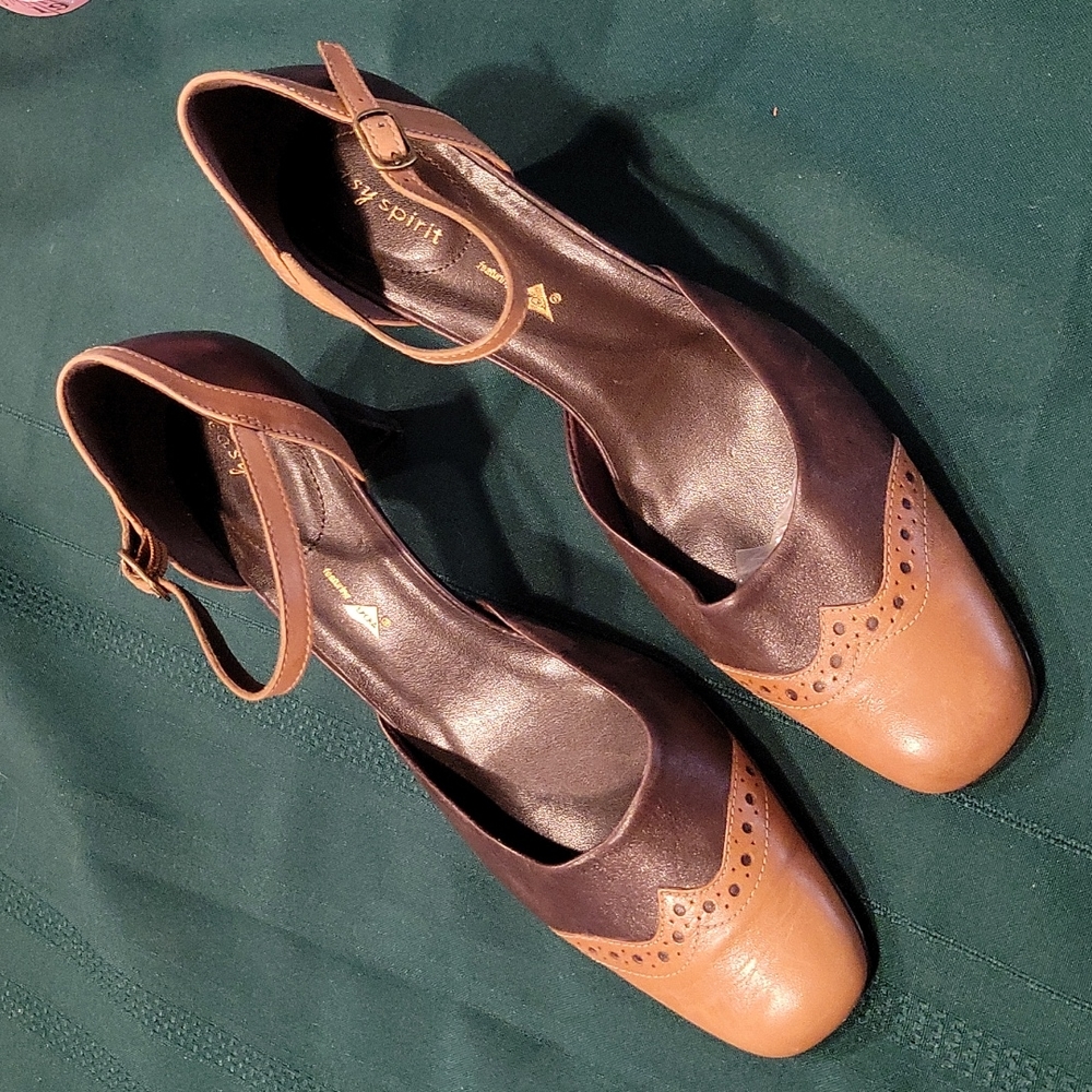 Easy Spirit Smart Shoe Sexy Ankle Straps Heels sz 6.5 Office Business - Picture 1 of 9